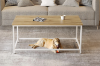 Picture of GASTON 80 Coffee Table (Oak Colour)