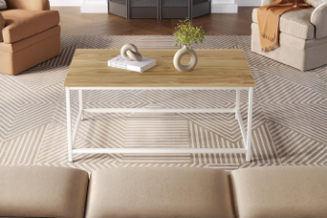 Picture of GASTON 80 Coffee Table (Oak Colour)