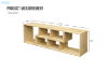 Picture of LIZZY Double L-Shaped TV Unit