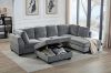 Picture of LIBERTY PREMIUM Sectional Sofa with Storage Ottoman (Sandstone)