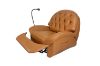 Picture of SANO 360° Swivel Manual Recliner Lounge Chair with Mobile Holder (Orange)