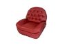 Picture of SANO 360° Swivel Manual Recliner Lounge Chair with Mobile Holder (Burgundy)