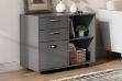 Picture of CRUZ Mobile File Cabinet with Password Lock & Wheels (Grey)