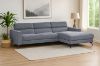 Picture of Frankfurt Sectional Fabric Sofa (Grey) - Chaise Facing Right