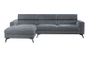 Picture of Frankfurt Sectional Fabric Sofa (Grey) - Chaise Facing Left