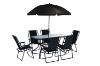 Picture of JAXON 8PC Outdoor Dining Set with Umbrella