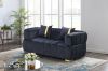Picture of  [FLOOR MODEL CLEARANCE] VEGAS Chesterfield Velvet 2 Seater Sofa (Black)