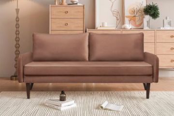 Picture of [FLOOR MODEL CLEARANCE] ATAMAN 3 Seater Sofa (Brown)