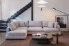 Picture of  [FLOOR MODEL CLEARANCE] WONDERLAND Chaise Facing Left Feather-Filled Fabric Sectional Sofa