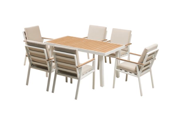 Picture of BONDI 7PC Aluminium Outdoor Lounge Set