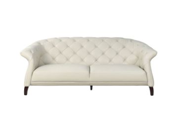 Picture of TORONTO 3-Seater Genuine Leather Button-Tufted Sofa