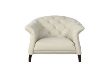 Picture of TORONTO 100% Genuine Leather Button Tufted Armchair/Sofa Chair