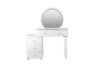 Picture of KALINA 5-Drawer 80-120 Dressing Table with LED Mirror and Zerra Makeup Stool Set