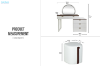 Picture of THIAGO 5-Drawer Dressing Table with LED Mirror and Zerra Makeup Stool Set
