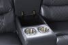 Picture of (FLOOR MODEL CLEARANCE) LAKELAND Reclining Corner Sofa with Console and Storage (Grey)