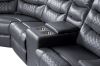 Picture of (FLOOR MODEL CLEARANCE) LAKELAND Reclining Corner Sofa with Console and Storage (Grey)