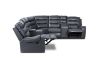 Picture of (FLOOR MODEL CLEARANCE) LAKELAND Reclining Corner Sofa with Console and Storage (Grey)