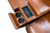 Picture of (FLOOR MODEL CLEARANCE) FARMLYN Electric Adjustable Seat Reclining Corner Sofa/Modular Sofa with USB Port and LED Light (Brown)