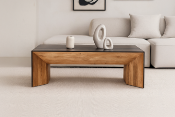 Picture of BETA Reclaimed Pine Wood Coffee Table (135x75cm)