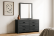 Picture of HAIDEN 6-Drawer Dresser with Mirror