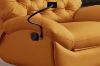 Picture of SANO 360° Swivel Manual Recliner Lounge Chair with Mobile Holder (Orange)