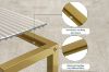 Picture of TOBAGO 68 Square Ribbed Tempered Glass Coffee Table