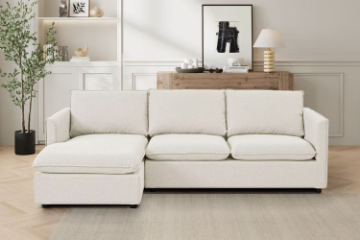 Picture of BENDON Fabric Sectional Sofa (Off White) - Water Resistant