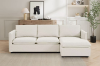 Picture of BENDON Fabric Sectional Sofa (Off White) - Chaise Facing Right