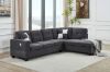 Picture of NEBULA Pro Sectional Sofa with Storage Ottoman (Dark Grey)- Chaise Facing Left