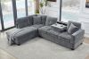 Picture of  NEBULA Pro Sectional Sofa with Storage Ottoman (Misty Grey) - Chaise Facing Right