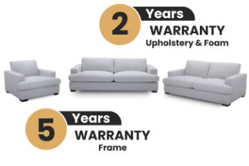 Picture of GOODWIN Feather-Filled Sofa in 3.5/2.5/1.5 Seater - Dust, Water & Oil resistant