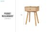 Picture of (FLOOR MODEL CLEARANCE) KAYRA 1-Drawer  Bedside Table 