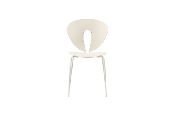 Picture of (FLOOR MODEL CLEARANCE) SLEEKLINE Stackable Dining Chair (White)