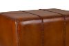 Picture of SHILPI Natural Cow Leather Solid Teakwood Bench