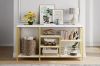 Picture of [FLOOR MODEL CLEARANCE] ELOWEN 140 Console Table with Shelves (Off-White)