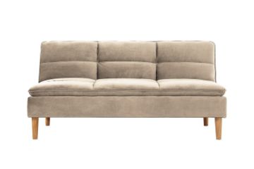 Picture of PASHA 3 Seater Sofa Bed (Light Brown)