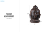 Picture of 658-021 H52 Head Buddha Statue