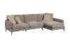 Picture of [FLOOR MODEL CLEARANCE] PALERMO Fabric Sectional Sofa  (Brown) - Chaise Facing Left