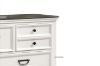 Picture of  [FLOOR MODEL CLEARANCE] CHARLES 7-Drawer Dresser with Mirror (White & Grey)