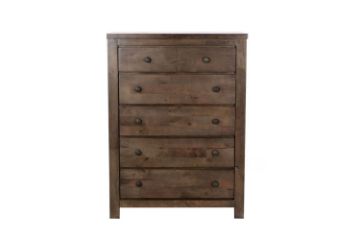 Picture of  [FLOOR MODEL CLEARANCE] HEMSWORTH 5-Drawer Solid Timber Wood Tallboy