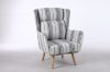 Picture of  [FLOOR MODEL CLEARANCE]  PISA Lounge Chair (Navy Stripe)