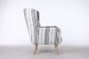 Picture of  [FLOOR MODEL CLEARANCE]  PISA Lounge Chair (Navy Stripe)