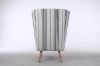 Picture of  [FLOOR MODEL CLEARANCE]  PISA Lounge Chair (Navy Stripe)
