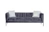 Picture of  [FLOOR MODEL CLEARANCE]  LARKIN 1 Seater Velvet Sofa (Grey)