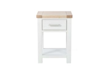 Picture of [FLOOR MODEL CLEARANCE]SICILY 1-Drawer Solid wood with Ash Top Bedside Table