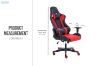 Picture of [FLOOR MODEL CLEARANCE] RAIDERS Swivel Gaming Chair (Red with Black)