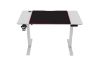 Picture of [FLOOR MODEL CLEARANCE]  MATRIX 120 Electric Height Adjustable Standing Desk with Jumbo Mouse Pad (White)