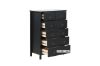 Picture of [FLOOR MODEL CLEARANCE]METRO 6-Drawer Tallboy (Black)