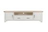 Picture of [FLOOR MODEL CLEARANCE] SICILY 201 2-Drawer Solid Wood with Ash Top Large TV Unit