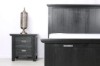 Picture of CAROL  Solid Acacia Bed in Queen Size (Black)